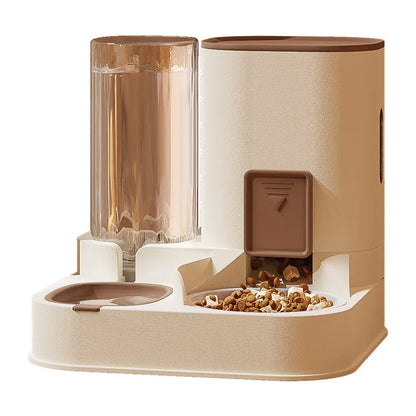 All-in-One Automatic Pet Food Water Feeder Dispenser