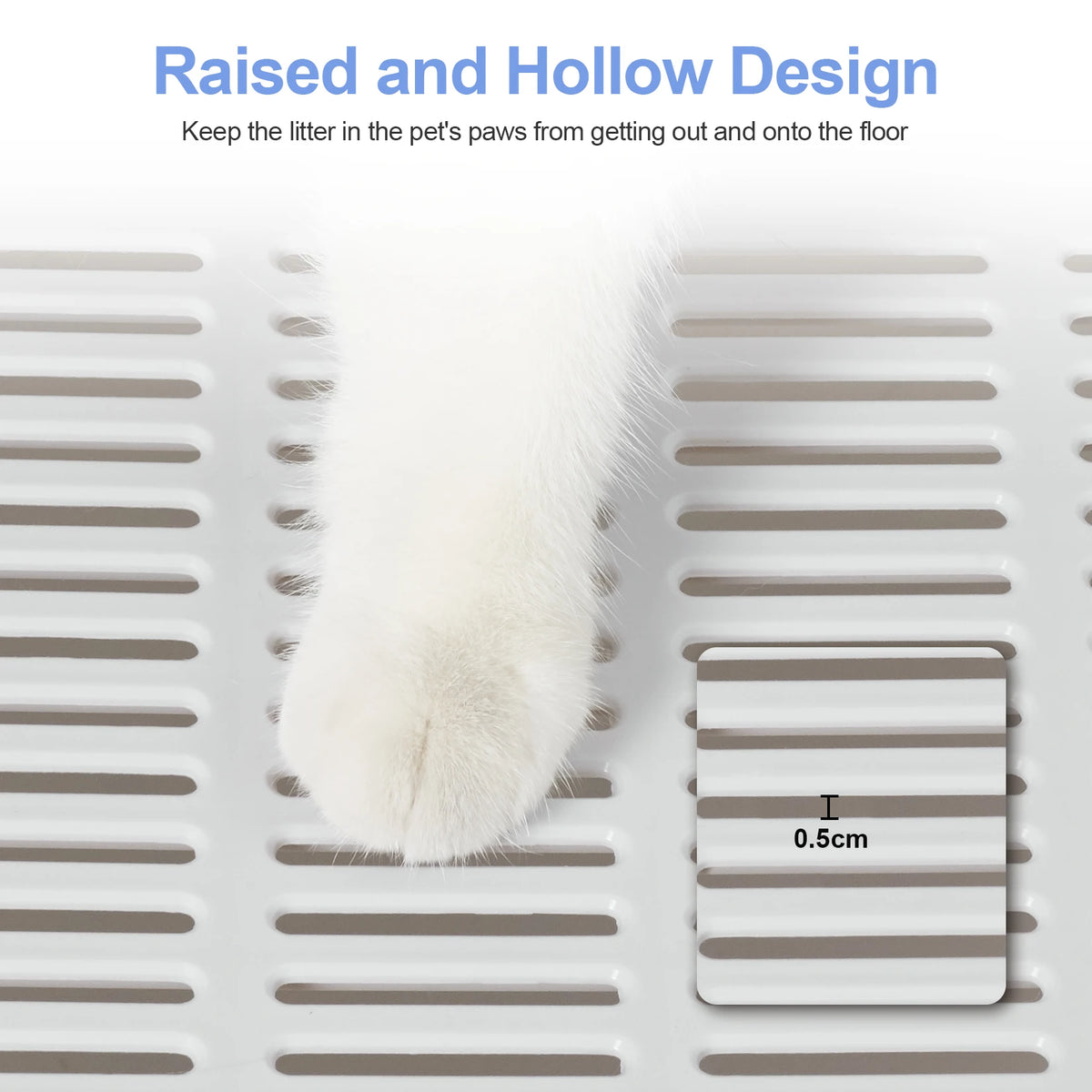 XXL Foldable Cat Litter Box with Front Entry