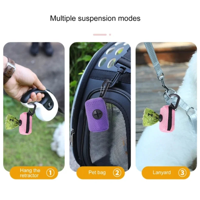 Dog Poop Bag Holder Waste Dispenser for Easy Cleanup
