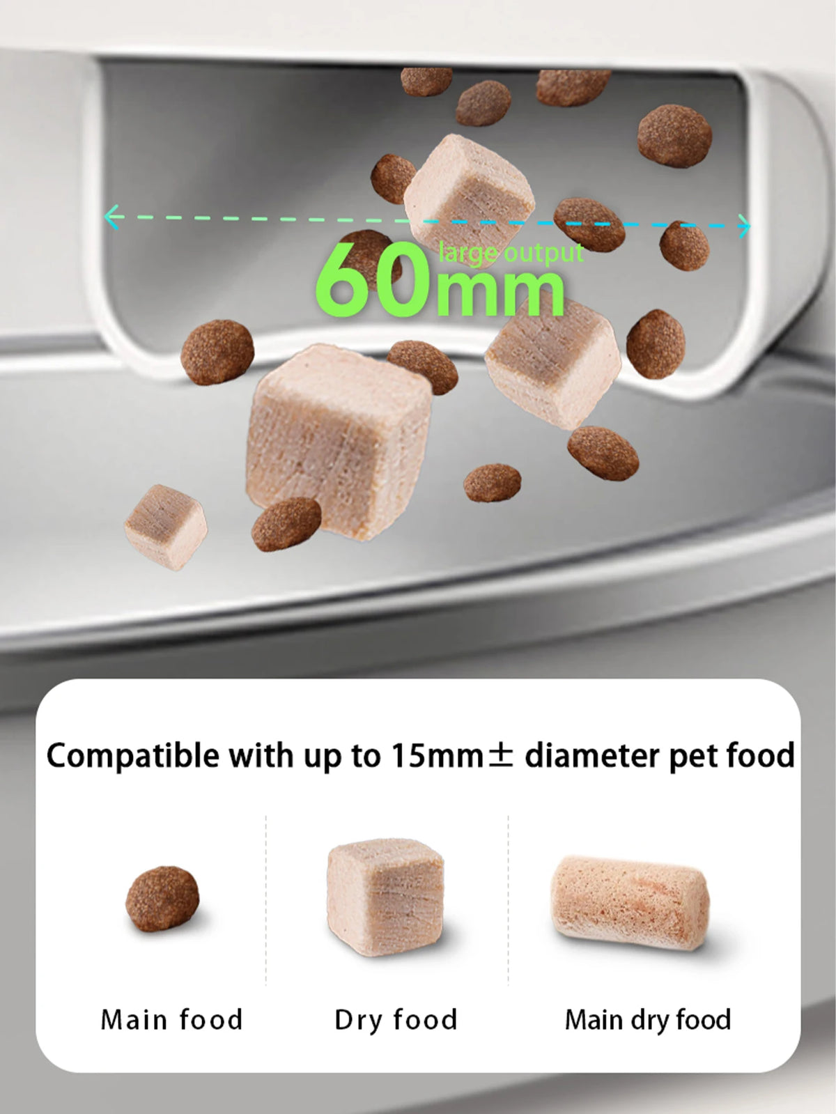 Smart Automatic Cat Feeder with Camera WiFi App Control