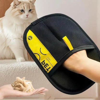 Electrostatic Pet Hair Remover Gloves for Cats and Dogs