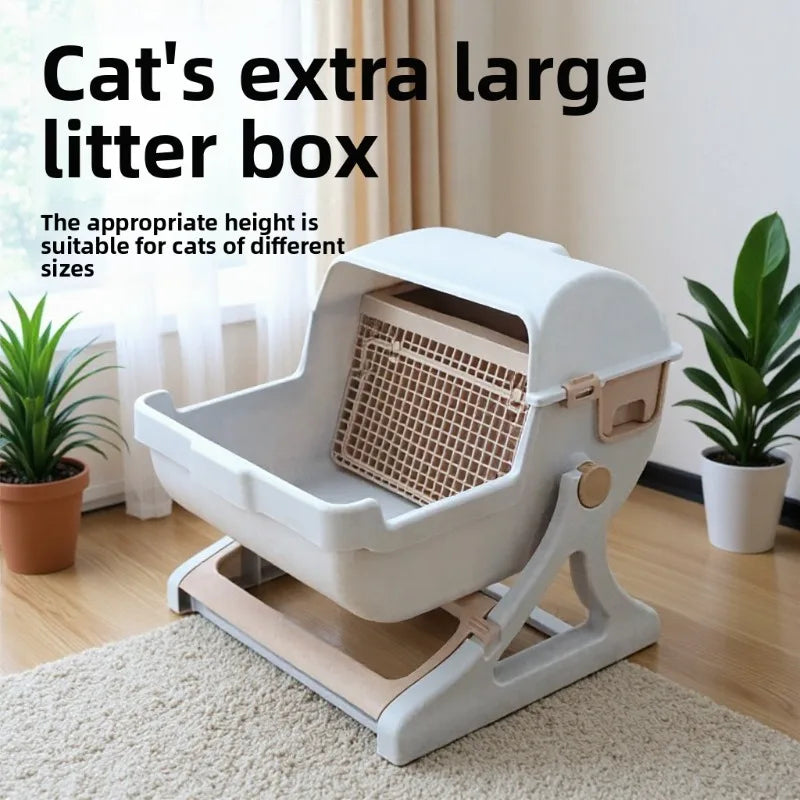 XXL Semi Automatic Self Cleaning Cat Litter Box