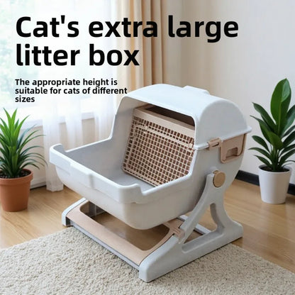 XXL Semi Automatic Self Cleaning Cat Litter Box