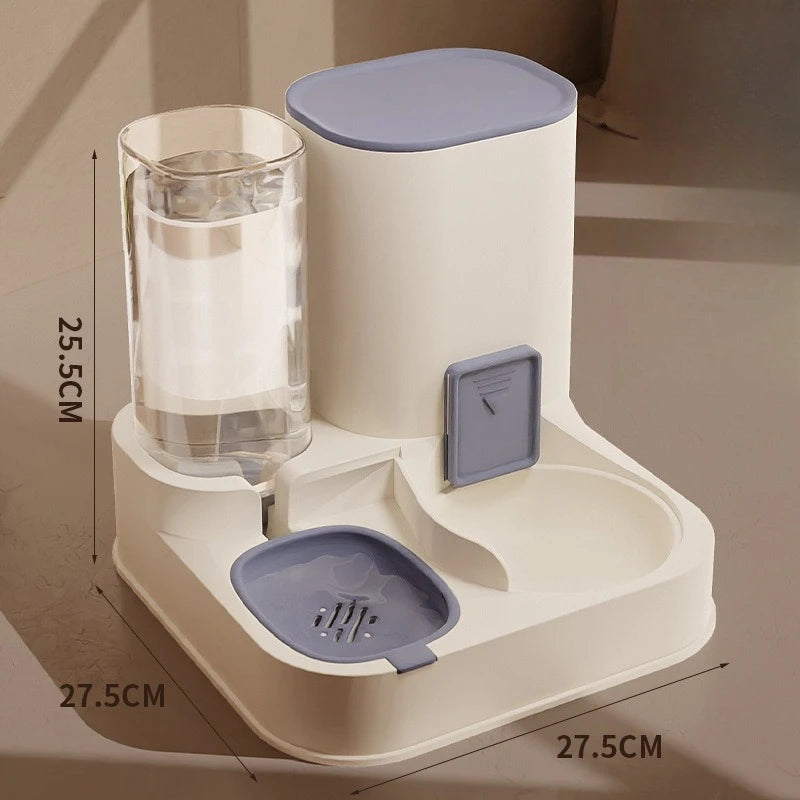 All-in-One Automatic Pet Food Water Feeder Dispenser