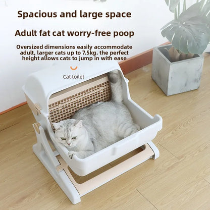 XXL Semi Automatic Self Cleaning Cat Litter Box