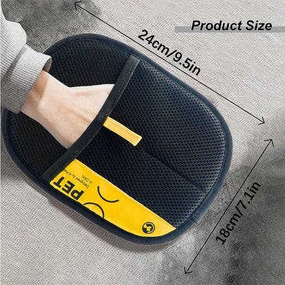 Electrostatic Pet Hair Remover Gloves for Cats and Dogs