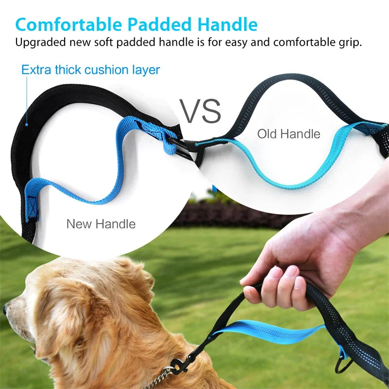 Hands Free Retractable Dog Leash for Running and Walking